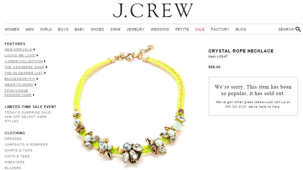 jcrew necklace